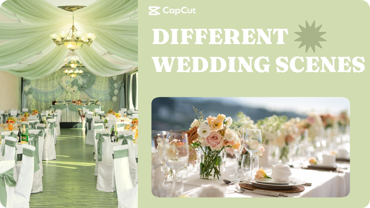 flexible features for different wedding color scenes and decorations